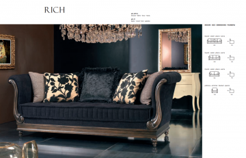 Model RAFAEL, Exclusieve Huis Interieur met Luxeuze Design Bankstel