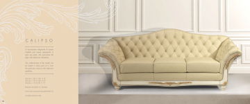 Model CALIPSO, Chique Klassieke Leer Bank Interieur Ideeën