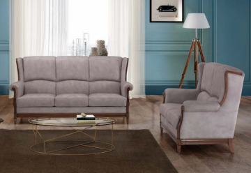 Model HUGO, Prachtige Design Stijlvol Leer Bank