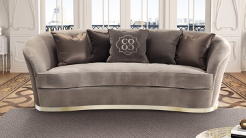 Exclusieve Klassieke Bankstel met Italiaanse Design