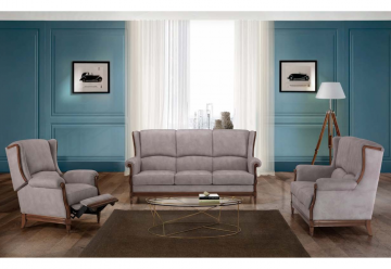 Model HUGO, Prachtige Design Stijlvol Leer Bank