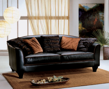 Model BYRON, Chique Leer Bank Luxeuze Interieur 