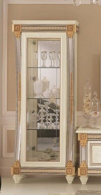 2 arredoclassic liberty golden italian display glass cabinet 1 door