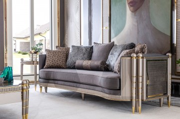 Klassieke Barok Bankstel voor Stijlvolle Uitstraling en Luxe Interieur