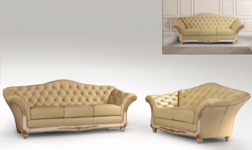 Model CALIPSO, Chique Klassieke Leer Bank Interieur Ideeën