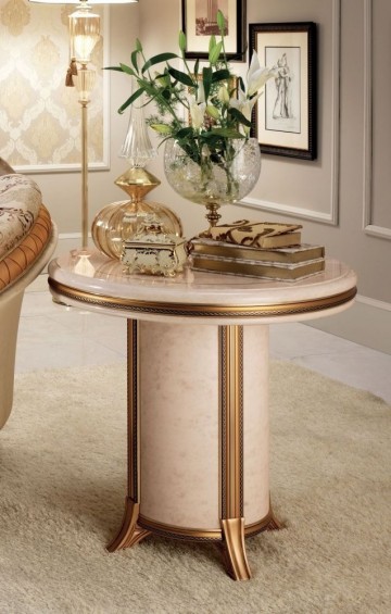 3 arredoclassic melodia golden italian end table