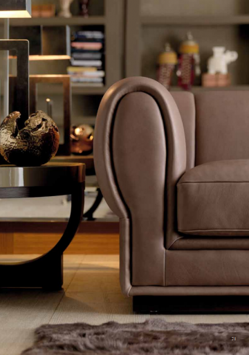 Model HECTOR, Stijlvol Cognac Leer Italiaanse Bankstel Inrichting Ideeën