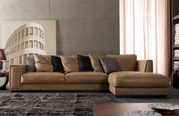 Model MARCEL, Chique Cognac Leer Bank Interieur Advies