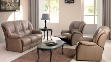 Echte Leren Bankstel voor Stijlvol Interieur