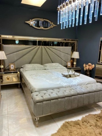 Model ASIYAN, Luxe Gespiegelde Interieur Slaapkamer 