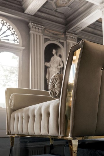 Adora interiors chaise longue armrest detail  0