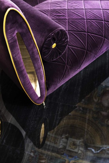 Luxe Italiaanse Arredo Classic Bankstel Set met Heldere Stof 