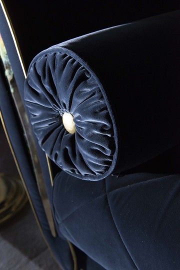 Luxe Italiaanse Arredo Classic Bankstel Set met Heldere Stof 