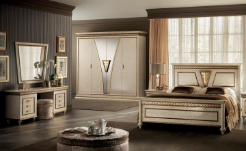 Model FANTASIA,Goudtinten Interieur Ideeën voor Luxe Slaapkamer