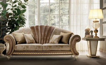 Arredoclassic italian classic furniture three seats sofa 0