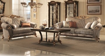 4 klassiek sinfonia stoffen bankstel arredoclassic meubelen Breda