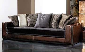 Model BLOOMY, Chique Leer Bank Luxeuze Interieur 