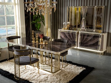 Luxeuze Interieur Woonkamer met Luxe Design Meubels