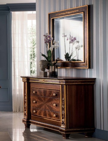 Model MODIGLIANI, Noten Interieur Ideeën voor Luxe Slaapkamer