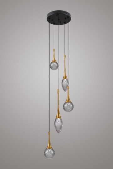 Crystal bubble 5 rond gd d250h1500 off