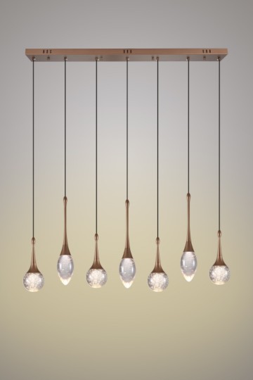 Crystal bubble 7 recht bz l1250w150h1200 on