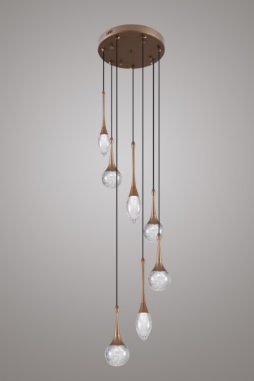 Crystal bubble 7 rond bz d300h1800 off