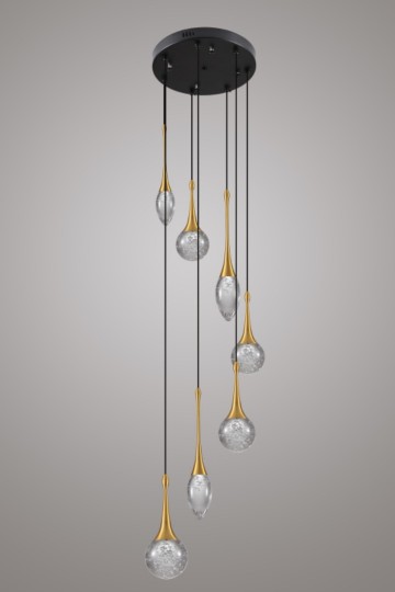 Crystal bubble 7 rond gd d300h1800 off