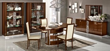 Dining room furnituremodern dining setsroma walnut camelgroup italyside5