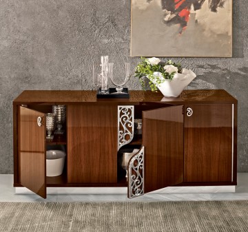 Dining room furnituremodern dining setsroma walnut camelgroup italyside6