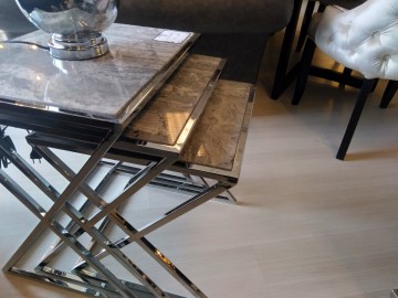 Bijzettafel van Echte Marmer