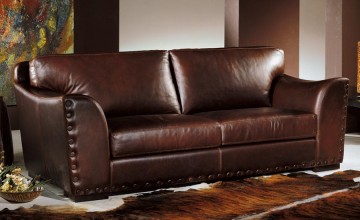 Model LOFT, Chique Leer Bank Luxeuze Interieur 