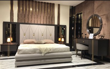 Model MADRID, Stijlvol Deco Interieur Slaapkamer Inrichting