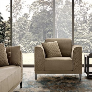 Model MOOD, Italiaanse Stoffen Stijlvol Bankstel 