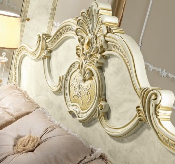 LEONARDO, Creme Slaapkamer Gouden Luxe Interieur