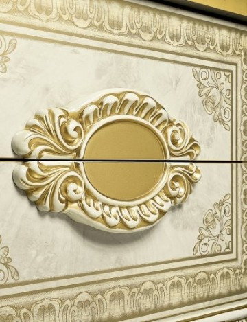 LEONARDO, Creme Slaapkamer Gouden Luxe Interieur