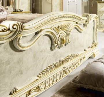 LEONARDO, Creme Slaapkamer Gouden Luxe Interieur