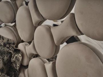 Model BABIL, Ronde Fluweel Bed