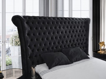Model VARDA, Ronde Fluweel Bed