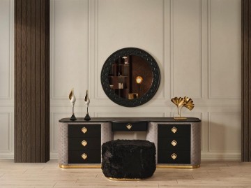 Model BABIL, Ronde Fluweel Bed