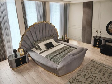 Model BABIL, Ronde Fluweel Bed