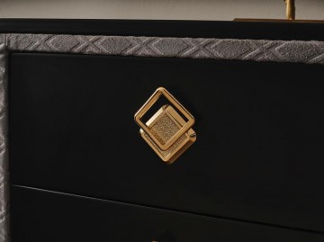 Model BABIL, Ronde Fluweel Bed