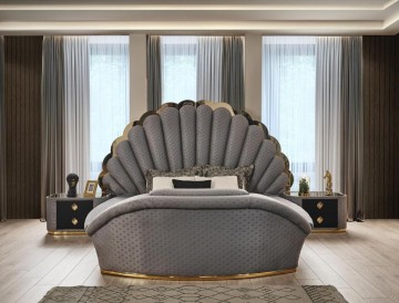 Model BABIL, Ronde Fluweel Bed