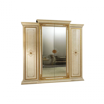 Model LEONARDO, Goudtinten Interieur Ideeën voor Luxe Slaapkamer