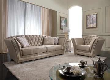 SOPHIA klassieke bankstel met een eigentijdse vormgeving