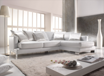 41 8352 chique leer bankstel luxe leefhoek longchair bank