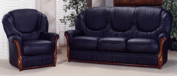 53 WTP2 italiaans leder klassieke bankstel meubelen Breda