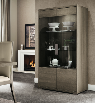 Italiaanse Moderne Woonkamer | Moderne Woonkamer | Woonkamer | Stoffen Stoelen | Houten Ontwerp | Complete Inboedels met Goedkoop |