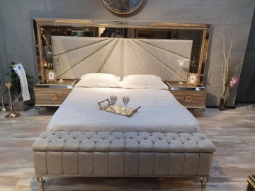 Model ASIYAN, Luxe Gespiegelde Interieur Slaapkamer 