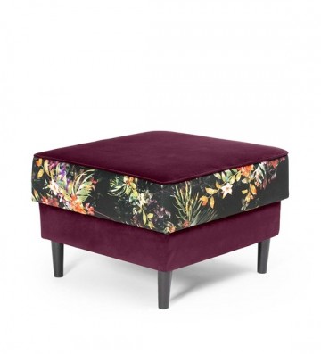 Woiss meubelen maurice velvet pouf