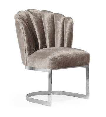 Woiss meubelen monaliza velvet schelp stoel